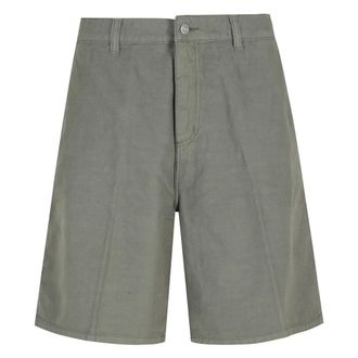 Carhartt Work in Progress Carhartt Wip, Casual Shorts, male, Green, Size: XS Walter Single Knee Short
