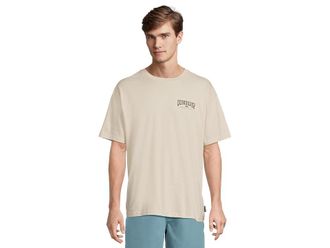 Quiksilver Locked Up Short Sleeve Screen T-Shirts Mens T Shirt Navy : XL, Cotton