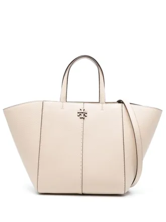 Tory Burch Borsa tote McGraw in pelle - Toni neutri