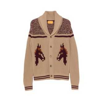 Guest In Residence Heren, Truien, Beige, Maat: 2XS Wol