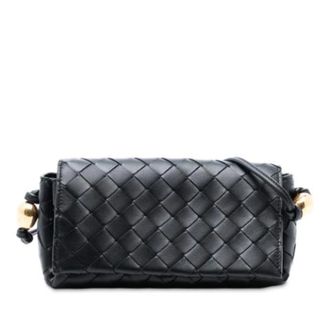 Bottega Veneta Pre-owned Mini Bags, female, Black, Size: ONE SIZE Pre-owned Vintage Mini Crossbody Bag