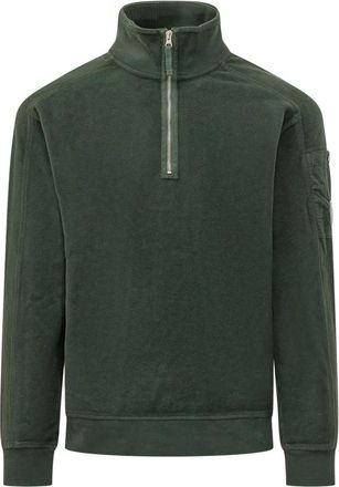 C.P. Company Felpa Lens - - Sweatshirts & Hoodies - Uomo - Verde - S