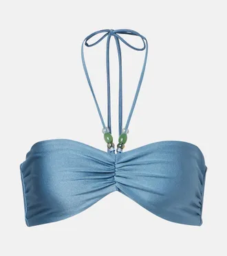 JADE Swim Zoe ruched bikini top