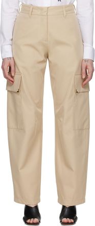 パンツ PALM ANGELS WOMEN Suit Cargo Pants Brown/Black PALM ANGELS WOMEN Suit Cargo Pants Brown/Black