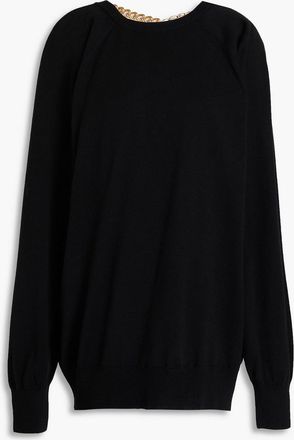 その他 Moschino FW22 Moschino Sweaters Black (1799 6028A1555) MOSCHINO COUTURE Biker Jacket Logo Print Sweater Hoody Black