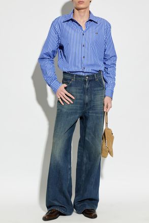 Vivienne Westwood Ghost Shirt, Mens, Blue
