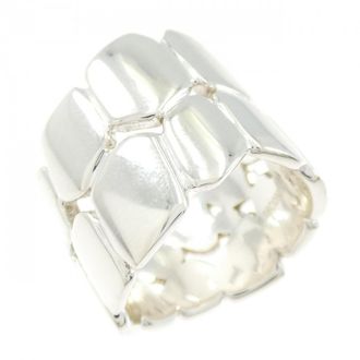 Herm&egrave;s Silver 925 Band Ring (Pre-Owned)