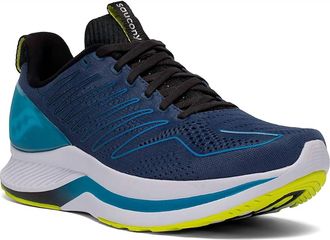Saucony Mens Endorphin Shift 01 Running Jogging Shoes In Navy/royal/black/white