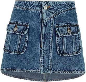 J.W.Anderson J. W. Anderson Blue Denim Miniskirt