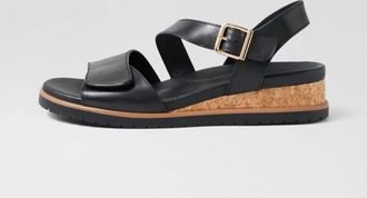 Ziera Womens Vamsy Sandal In Black/black Sole