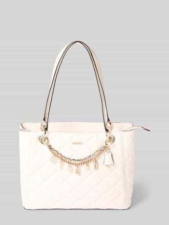 Guess Umh&auml;ngetasche mit Ketten-Detail Modell LIBBY NOEL TOTE in Offwhite, Gr&ouml;&szlig;e 1
