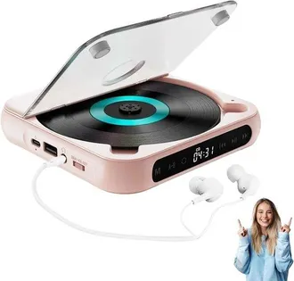No Brand Altoparlante Bluetooth In Stile Vintage Con Luce Notturna/orologio, Ideale Per Soggiorno, Ufficio/camera Da Letto (viola)