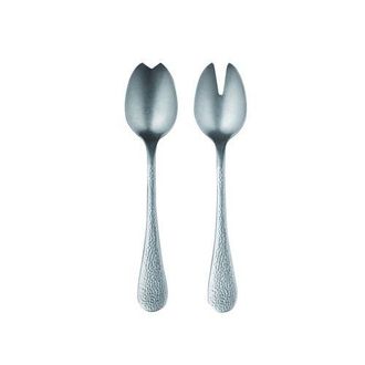 Mepra Epoque Salad Serving Set - 2 Pieces in Pewter Silver at Nordstrom