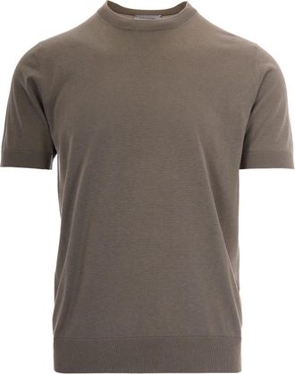 Paolo Pecora Round-neck Truien - Heren - Ronde hals truien - Grijs - 2XL - Truien & Vesten