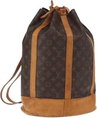 Louis Vuitton Pre-owned Bucket Bags, female, Brown, Size: ONE SIZE Pre-owned Bucket Bag