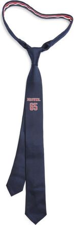 Thom Browne Classic Browne 65 Silk Tie in Navy at Nordstrom
