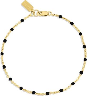Set & Stones Kaz Bracelet in Gold /Black at Nordstrom, Size 7