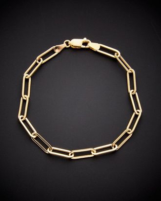 Italian Gold, Inc 14K Italian Gold Paperclip Chain Bracelet