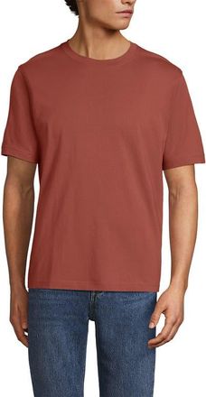 Lands End Short Sleeve Cotton Supima Tee in Earthen Clay at Nordstrom, Size Xx-Large