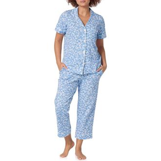 Bedhead Pajamas Stretch Cotton Pajamas in Something Blue at Nordstrom, Size X-Large