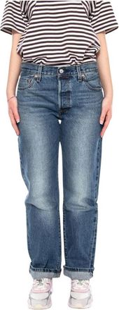 Levi's 501 90s Work Yourself Selvedge - Dames - Regular Fit Jeans - Blauw - W25 - Denim - Jeans