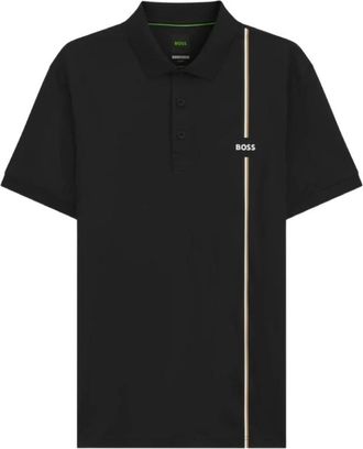 HUGO BOSS Tops, Heren, Zwart, M, Polo Shirt