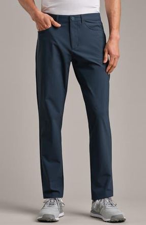 Rhone Momentum Water Repellent Flat Front Golf Pants in Deep Sea Blue at Nordstrom Rack, Size 32