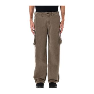 Our Legacy Straight Jeans, male, Green, Size: L Relaxed Cargo Pants