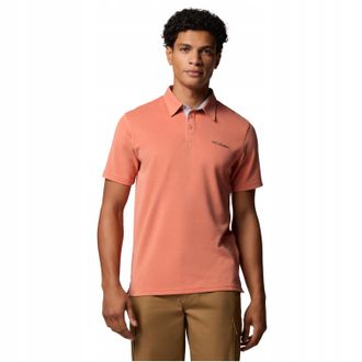 Columbia Heren Nelson Point Poloshirt (Oranje)