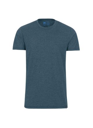 Trigema T-Shirt TRIGEMA TRIGEMA Slim Fit T-Shirt aus DELUXE Baumwolle, Damen, Gr. XXL, blau (jeans, melange), 100% Baumwolle, Basic, Shirts T-Shirt