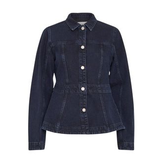 Moss Copenhagen MSCHEvi Denim Jacket - Dames - Jassen - Blauw - Maat: XS Denim