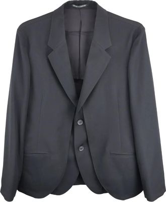 Yohji Yamamoto Cappotto monopetto - Grigio