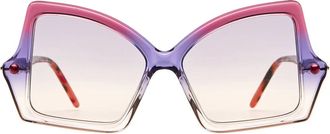 Kuboraum Sunglasses Maske P30 Ne Neon/Purple Orange Gradient Unisex
