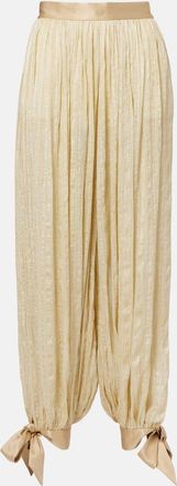 Xu Zhi Striped balloon pants