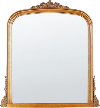 Beliani Beliani - Espejo Decorativo De Pared Estilo Glamour Decoraci&oacute;n Colgante 75x 78 Cm Dorado Sussey
