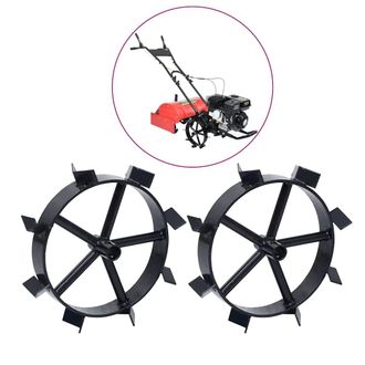 vidaXL Ruedas De Metal Para Arado De Gasolina 6,5 Hp 2 Uds Vidaxl