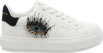 Kurt Geiger White Laney Eye Sneakers