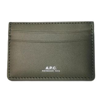 A.P.C. Wallets & Cardholders, male, Green, Size: ONE SIZE André Cardholder