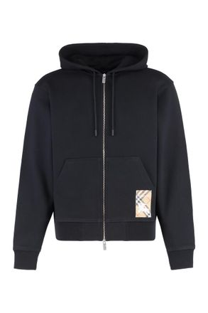 Burberry Black Logo Hood Sweatshirts