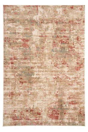 Kukoon Beige Distressed Abstract Soft Pile Living Room Area Rug | Size: 240 cm x 330 cm