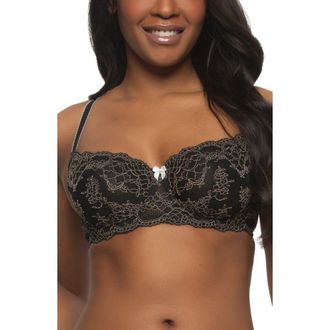 Felina Lola Underwire Bra in Black/Cloud Dancer at Nordstrom Rack, Size 36G (4D Us)