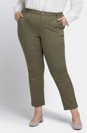 NYDJ Sadie Slim Pants in Avocado at Nordstrom, Size 14W
