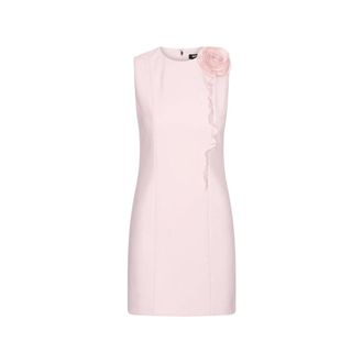 Rotate Crepe Mini Flower Dress - female - ROTATE Birger Christensen - Party Dresses - Pink - XS - Dresses