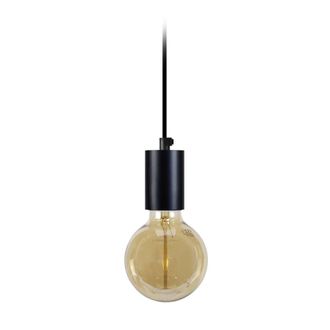 Tosel Suspensi&oacute;n metal Alt.150cm negro ;Pantalla: bombilla