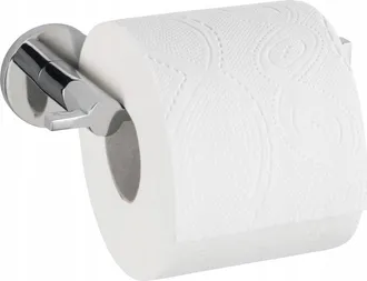WENKO Isera Portarrollos De Papel Higi&eacute;nico Metal Plateado