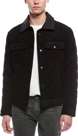 Cole Haan Diamond Quilted Bomber Jacket