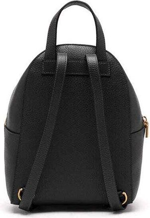 Coccinelle Womens Backpack Black Genuine Leather Bags - Backpacks