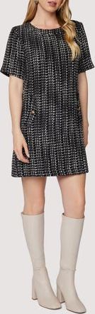 Lost + Wander Femme Fort Mini Shift Dress in Black Ivory at Nordstrom Rack, Size X-Small