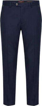 Moorer Kostuumbroek - Heren - Nette broeken - Blauw - M - Katoen - Broeken