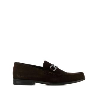 Ferragamo Schoenen, Heren, Bruin, 40 EU, Leer, Grandioso Loafer